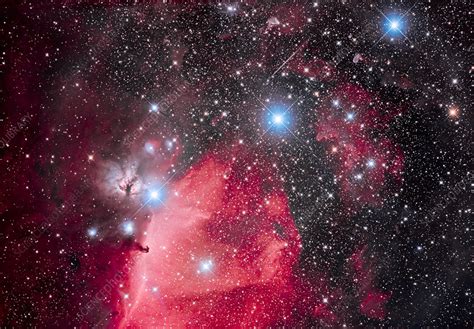 Horsehead Nebula and Orion's Belt - Stock Image - C049/5379 - Science ...