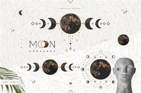 Mystic Moon | Mystic moon, Graphic art, Moon graphic