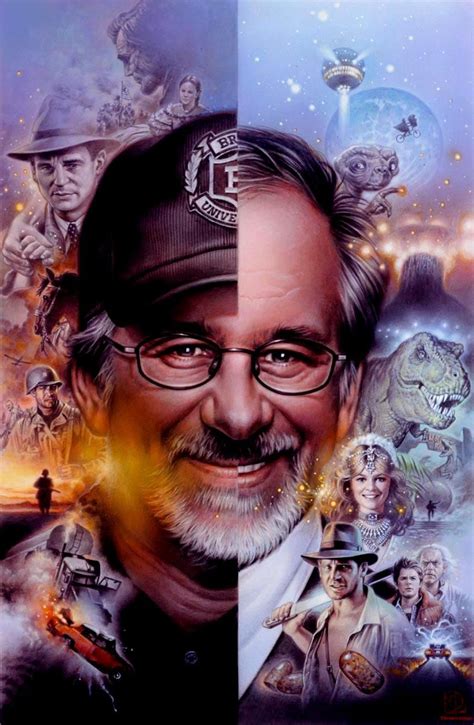 STEVEN SPIELBERG portrait - by Tsuneo Sanda | Steven spielberg movies, Steven spielberg, Spielberg