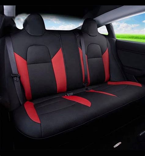 Car Seat Cover Set for Tesla Model Y | carboneprestige.com – Carbone Prestige Shop