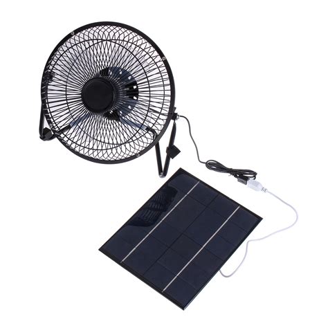 6V 6W 8 Inch Ultra-quiet USB Mini Solar Panel Fan For Outdoor Camping – Alexnld.com