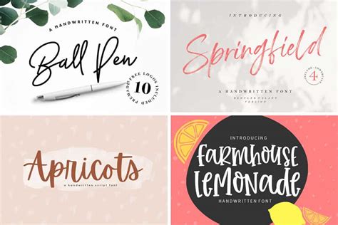 20 Best and Beautiful Handwriting Fonts in 2020 - Awesome Alice