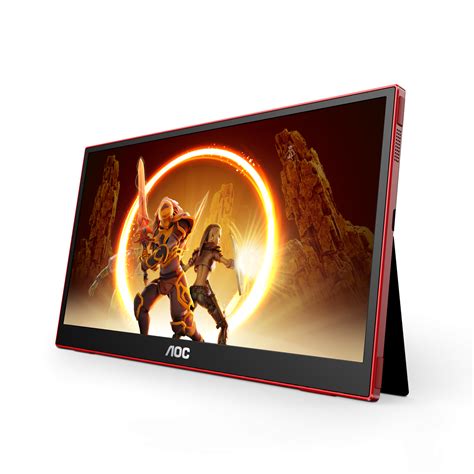 AOC GAMING 16G3 is a 15.6” Full HD gaming portable monitor featuring IPS panel, fast 144 Hz ...