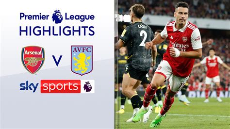 Arsenal 2-1 Aston Villa | Premier League highlights | Football News ...