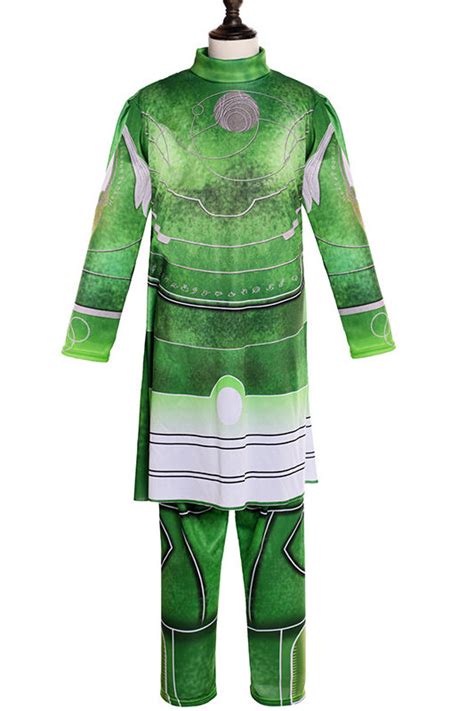 Eternals Sersi Green Battle Suit Halloween Costume – YawBako