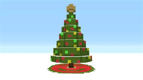 Minecraft Tutorial: How To Make A Giant Christmas Tree!! - YouTube