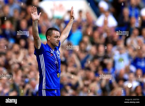 Chelsea's John Terry with his Premier League winners medal after the ...