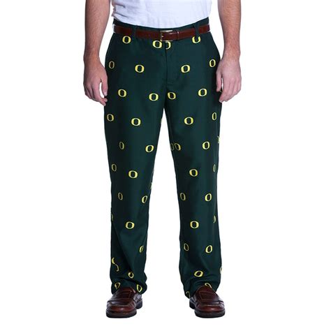 Men's Green Oregon Ducks Allover Print Pants