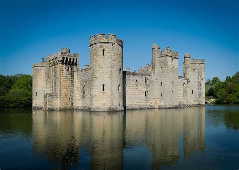 1920x1080px | free download | HD wallpaper: bodiam castle, east sussex, moat, english castle ...