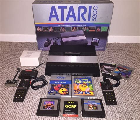 Atari 5200 Black Console 4-Port, With Box, Beautiful! Clean! Must See!!!! | Video game systems ...
