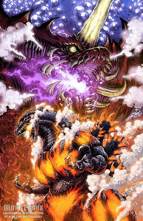 Burning Godzilla vs Destoroyah by Matt Frank : r/GODZILLA