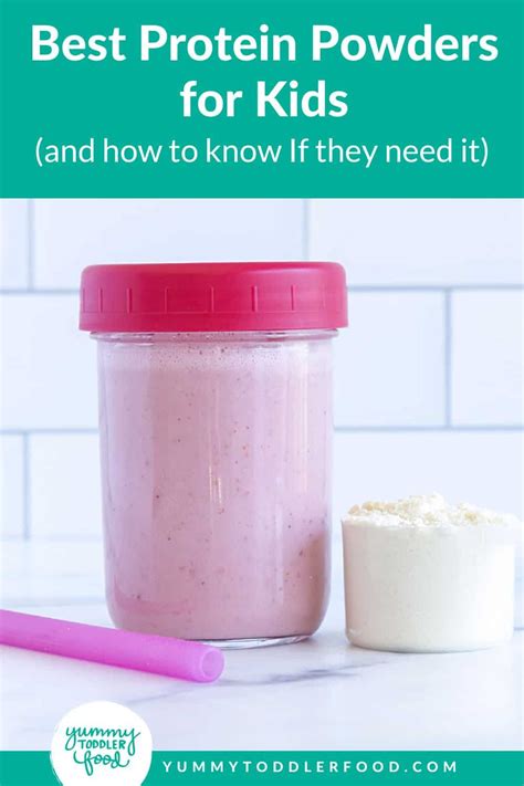 Learn if protein powder for kids is safe, how to boost protein without ...