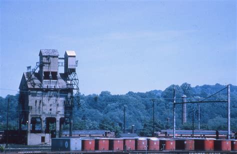 Pennsylvania Railroad | Enola, Pennsylvania | Coaling Tower | TOFC Yard | E8a locomotives | July ...