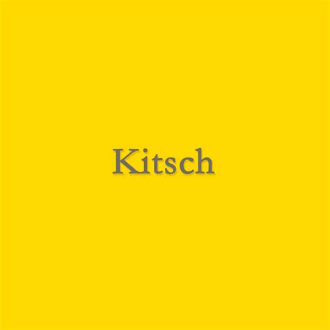 Kitsch