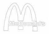 McDonalds Coloring Pages sketch template