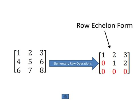 Echelon forms