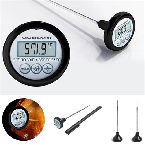 Food Barbecue Thermometer Digital Meat Thermometer Best Waterproof ...