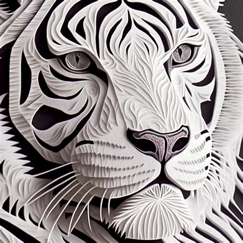 White Tiger Digital Art by Peter Tinker - Fine Art America