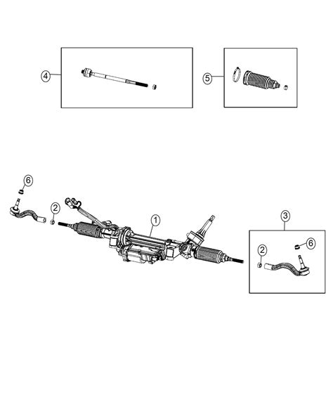 68321633AC - jeep Gear. Rack and pinion. Electric | Factory Chrysler ...