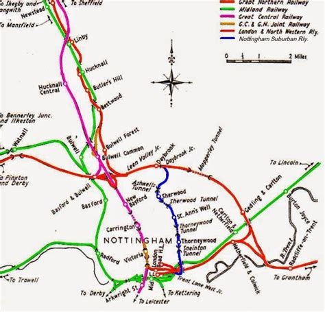 Nottingham's once extensive railway network | Nottingham, Historic train station, Railway