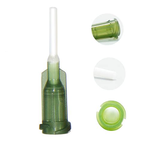 Flexible Syringe Dispensing Needle Tips 14 Gauge Olive – Btektechshop