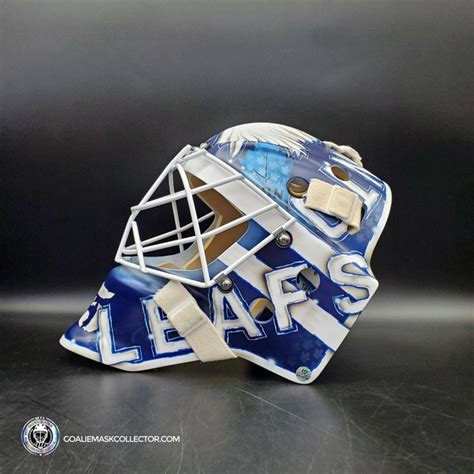 Ilya Samsonov Signed Goalie Mask 2023 Toronto Tribute Signature Editio ...