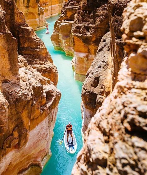 How fun does paddle boarding through Havasu Creek look😍 Tag your ...