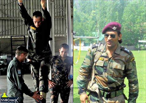 Lt Col MS Dhoni Undergoing Drill At Para Training School, Agra