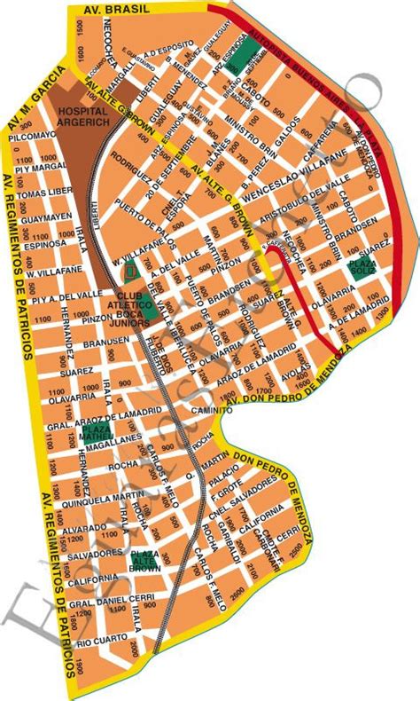 Mapa la Boca, Buenos Aires | 2 Bright Lights, Big City | Pinterest | Spanish, Spanish culture ...