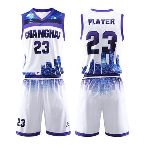 China Healong Custom Latest Sportswear Red and Blue Design Basketball Uniforms - China ...