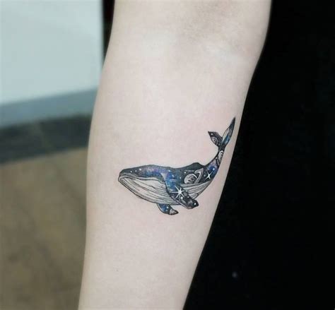 Cute Whale Tattoo