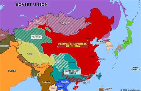 Republic Of China Map Before 1949 - Goldia Gabriellia