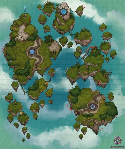 Sky Islands Battle Map by Hassly on DeviantArt