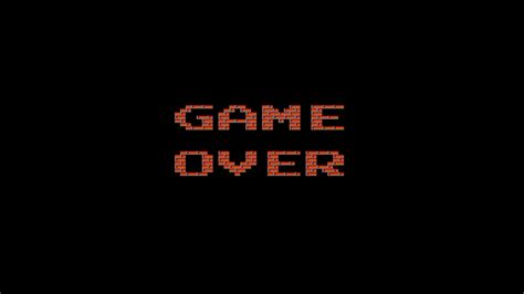 Wallpaper : digital art, video games, black background, minimalism, bricks, text, logo, retro ...