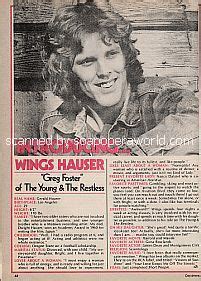 4-78 Rona Barrett's Daytimers SUZANNE ROGERS-WINGS HAUSER | Soap Opera ...