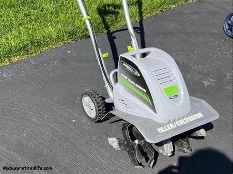 Used Electric Rototiller Setup · My Busy Retired Life