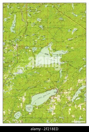 Phelps, Wisconsin, map 1956, 1:62500, United States of America by Timeless Maps, data U.S ...