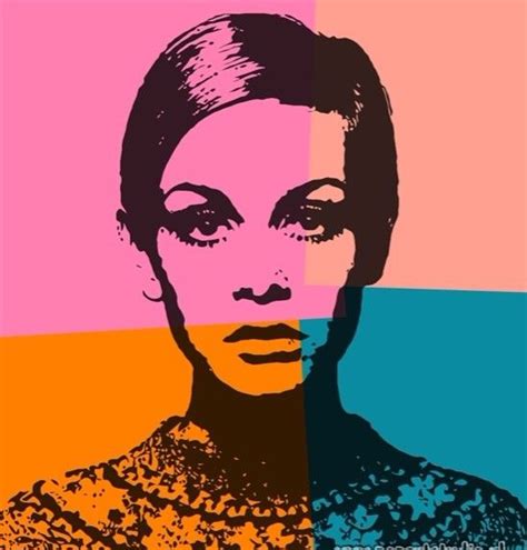 Pin by Pinner on Twiggy Pop Art and Mixed Media | Pop art print, Andy warhol pop art, Pop art ...