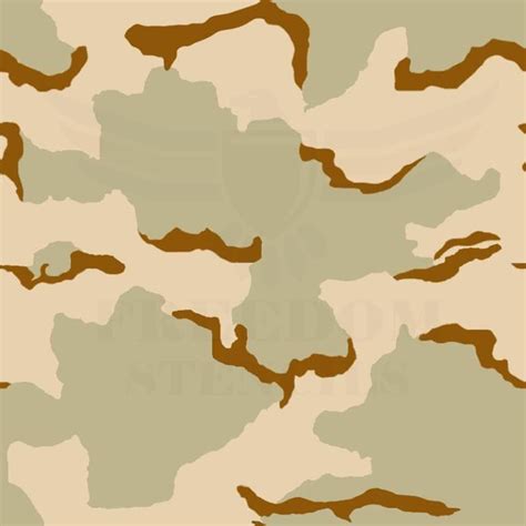 DESERT DCU Camouflage Stencil Pack for Duracoat, Cerakote, Gunkote ...