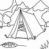 Tent Coloring Page At GetColoringscom  Free Printable Colorings Pages sketch template