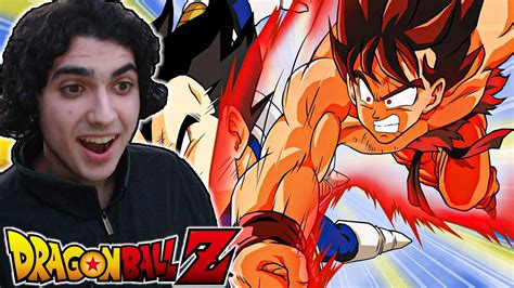 Non Dragon Ball Fan Reacts To Goku vs Vegeta! Dragon Ball Z REACTION - YouTube