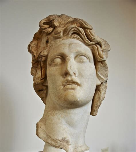 Head of the God Helios In the style of Lysippos;... - Napoleonic Revival