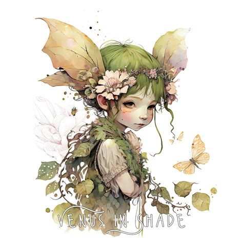 Garden Fairies Fairy Sprite Fay Fae Creatures Elven Elf Elves Forest Woodland Fantasy Celtic ...