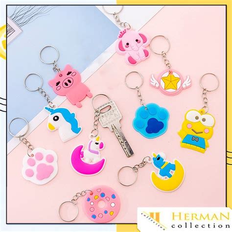 Gantungan Kunci Karakter Lucu / Keychain Cantik Dan Lucu / Gantungan Import #Bisa COD | Shopee ...