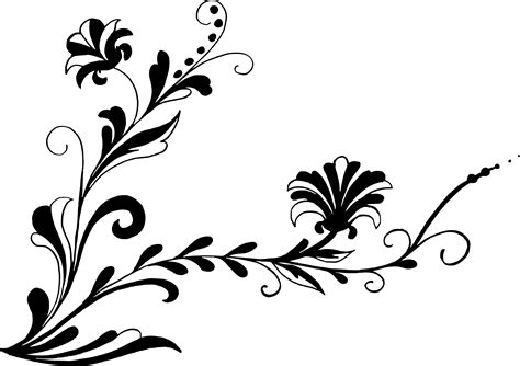 18 Flower Corner Vector (PNG Transparent, SVG) | OnlyGFX.com