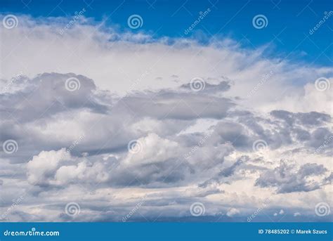 Cold Front Clouds Full of Rain Stock Photo - Image of background, bright: 78485202