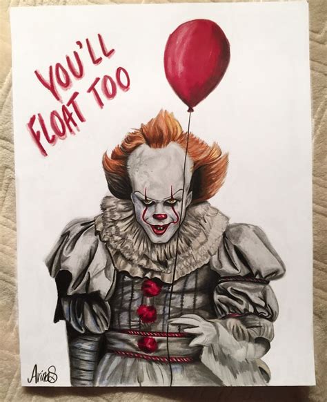 Pennywise- It Pennywise the dancing clown from It Art by Arina Smi | Pennywise the dancing clown ...