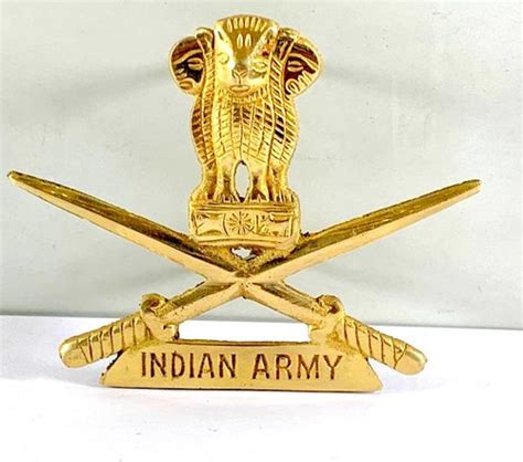 Handmade Brass Indian Army Logo at Rs 0.30 in Dehradun - ID: 5286667 | Robin Export Company