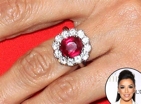 Eva Longoria from Truly Unique Celebrity Engagement Rings The ...