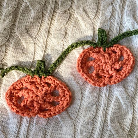 Crochet Halloween Pumpkin Garland - Etsy